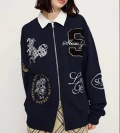 SLY PATCH LOGO TOPS パッチロゴトップス　ネイビー