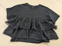 半袖フリルTシャツ サイズF　NICECLAUP　ナイスクラップのサムネイル