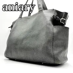 【美品】aniaryアニアリ トートバッグGrind Leather レザー