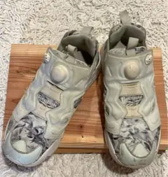 ☆お値下げReebok Instapump Fury ホワイト/グレー/花柄