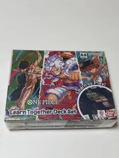 ワンピース 一緒に学べるデッキセット(LT-01) バンダイ シュリ付き