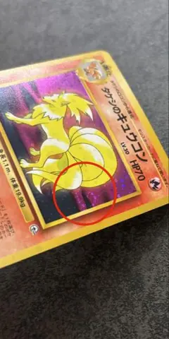 【旧裏】タケシのキュウコン おしり渦巻きホロ 十字ホロ