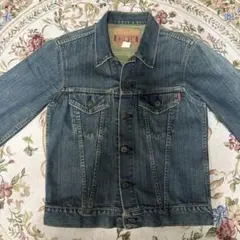 EDWIN ヴィンテージ　デニムジャケット　Gジャン　ダークブルー　Sサイズ