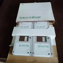 Macintosh System Software フロッピーディスク 6枚✕４