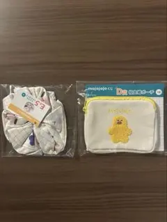 mojojojo ドキドキくじ　D賞、E賞　ポーチ　イエローひよこ　シュシュ