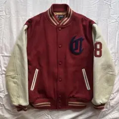 【90s】CHAPS RALPH LAUREN スタジャン ウール レッド