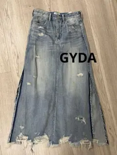 【GYDA】デニムスカート　サイドスリット　Ｍ