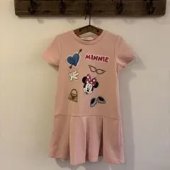 エイチアンドエムH&M ディズニー110-120センチ　ミニーちゃんワンピース
