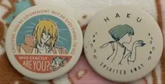 ジブリ　缶バッチコレクション　ハウルの動く城 千と千尋の神隠しセット
