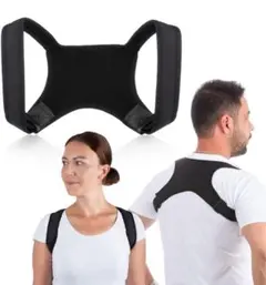 姿勢サポーター 姿勢ベルト 猫背ベルト 男女兼用 通気 脱着簡単（Lサイズ）