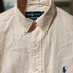 Ralph Lauren Blake オレンジストライプ シャツ M