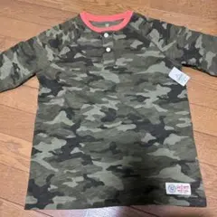 迷彩柄ラグランスリーブTシャツのサムネイル