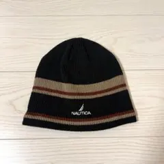 NAUTICA ニット帽 ビーニー ブラック
