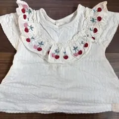 ♡さくらんぼ刺繍フリルブラウス♡Tシャツ　next ZARA GAP H&M