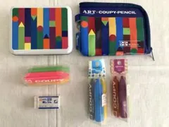 サクラクレパス【クーピーマーカー】 9色 ケース 消しゴム ポーチセットのサムネイル