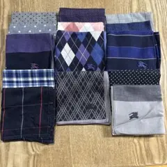 【Burberry】ハンカチセット 多色 デザイン豊富　14枚セット