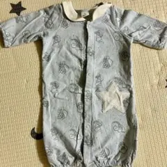 バースデー 長袖ベビー服 長袖ロンパース ディズニー ダンボ 50-60cm