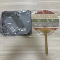 SUBARU ポーチとうちわのセット