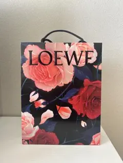 LOEWE バラの花柄 ショップ袋 中型