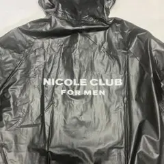 NICOLE CLUB FOR MEN レインコート　雨ガッパ　Fサイズ
