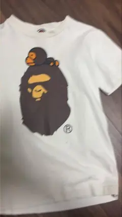 A BATHING APE キッズ Tシャツ ホワイト