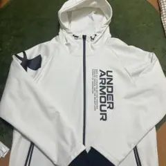 UNDER ARMOUR フルジップジャケット ホワイト