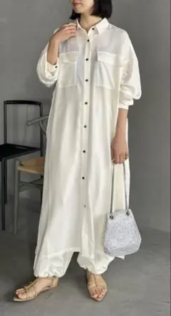 レプシィム　シャツ　ワンピース　マルチメリットカルゼ　長袖