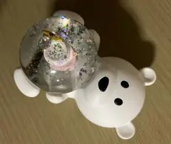 STARBUCKS スノードーム　ベアリスタ　しろくま　ホワイト　スターバックス