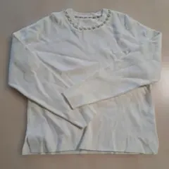 極美品⭐︎Aquascutum 2.8万 星柄 プルオーバー ブラウス Mサイズ 