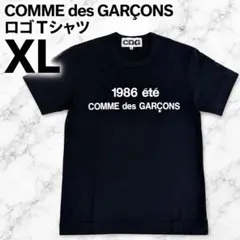 COMME des GARCONS CDG 1986 ete Tシャツ 黒 ロゴ