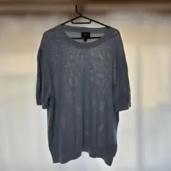H&M レギュラーフィット　Tシャツ　メンズ　ブルー　Lサイズ