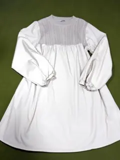 Niko and… ニット切替ワンピース 秋冬コーデにぴったり