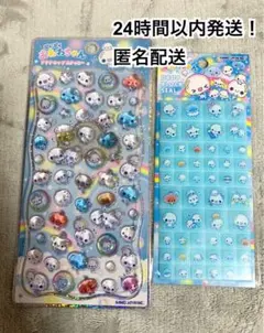 【ぷくぷくあわわちゃん】プチドロップステッカー　ブロックシール