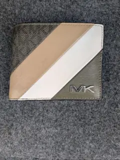 MICHAEL KORS 二つ折り財布 ベージュ白