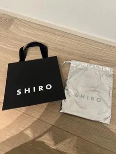 SHIRO ショップ袋　ナイロンギフトポーチ