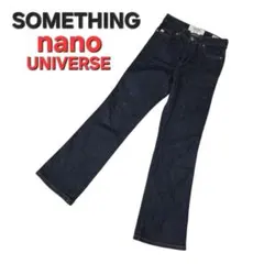 SOMETHING × nano・universe別注マイクロフレア デニムXSのサムネイル