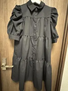 INGNI イング 半袖シャツワンピース 襟付き