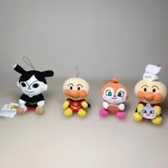 値下済　アンパンマン ころふわぬいぐるみ マスコット 4体セット