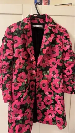 ZARA 花柄 テーラードジャケットのサムネイル