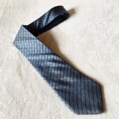 Dior ネクタイ ブルー ロゴ柄 シルク ビジネス