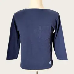 【オーシバル】カットソー/ネイビー/パッチポケット/カジュアル/長袖のサムネイル