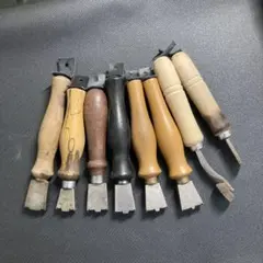 靴工具　靴作り　コバコテ　ウィール　小口コテセット