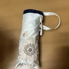 バーバリー花柄刺繍 折りたたみ日傘
