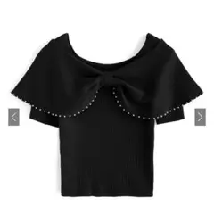 GRL パールリボンニットトップス［dr672a］