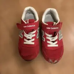 New Balance キッズシューズ レッド　17.5cm