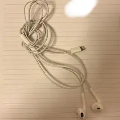 iPhone lightning 純正 有線 イヤフォン