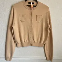 オレンジ カーディガン