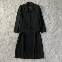 極美品✨ SOIR BENIR ブラックフォーマル　ジャケット&ワンピース　M