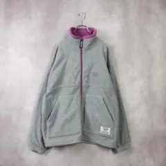 DISCUS ATHLETIC　別注フリースジップジャケット　グレー 秋冬 人気