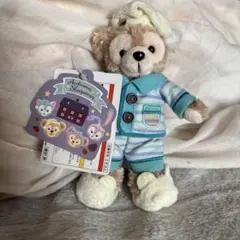 ダッフィー　ぬいぐるみバッジ　Autumn Sleepover